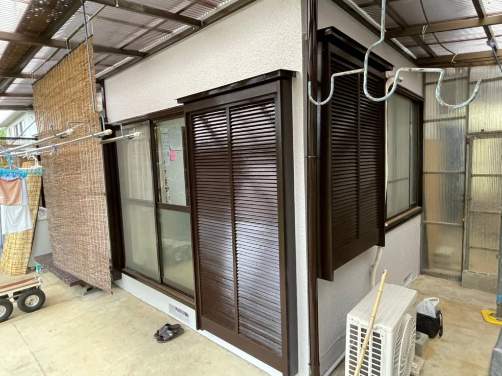 熊谷市冑山　外壁塗装工事　完成