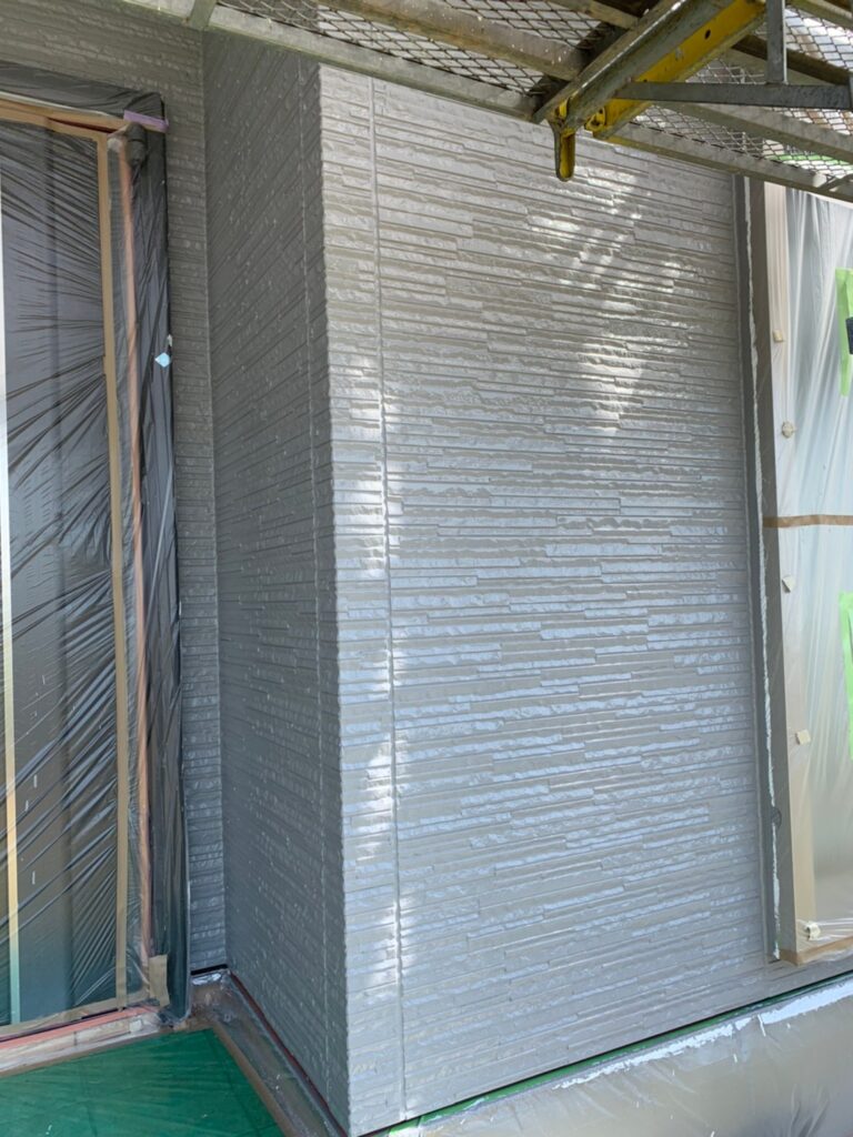 熊谷市弁財　外壁塗装　開始！