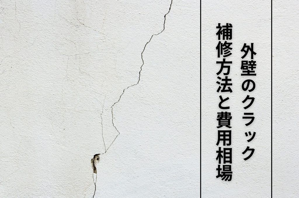 外壁のクラックはどうする？幅別に見る適切な補修方法と費用相場を解説