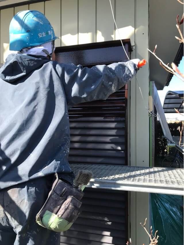 熊谷市原島　外壁塗装・雨樋交換工事　施工中！