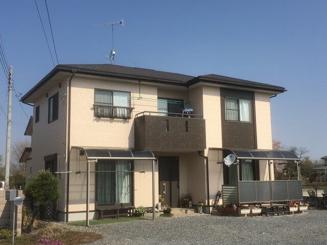 深谷市大谷　K様邸　外壁塗装・屋根カバールーフ完成