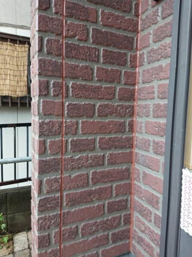 熊谷市 久保島の外壁塗装施工中