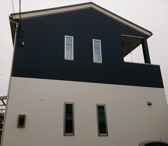 熊谷市 玉井の外壁塗装施工中