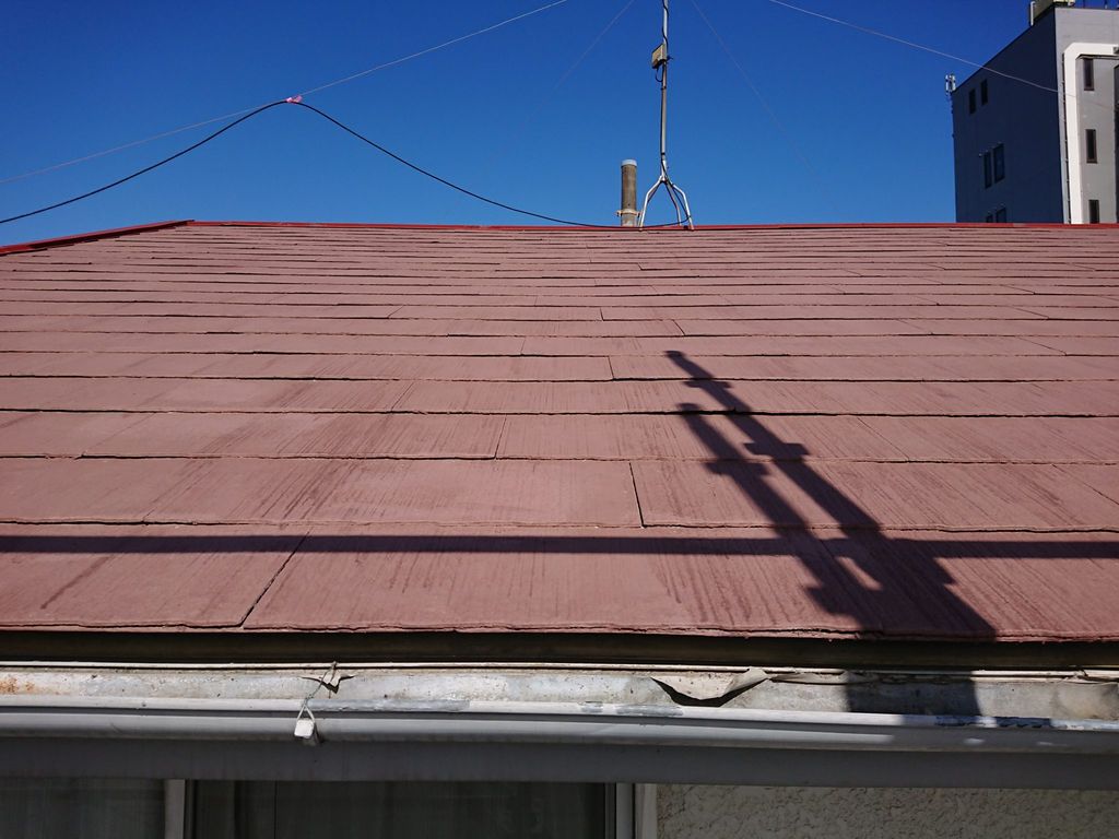 熊谷市上之の外壁塗装施工中