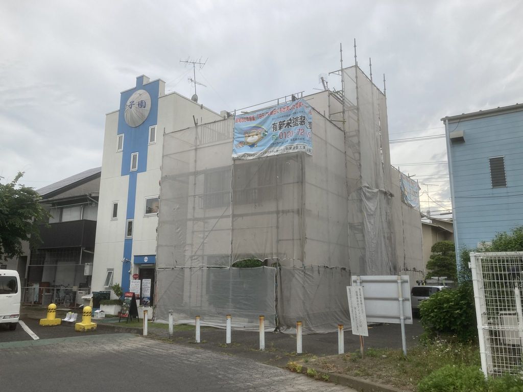 熊谷市　行田市　深谷市にて外壁屋根塗装　施工進行中！