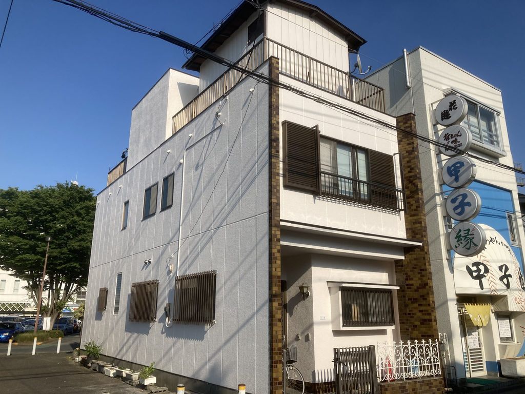 熊谷市宮町　外壁塗装工事　完成