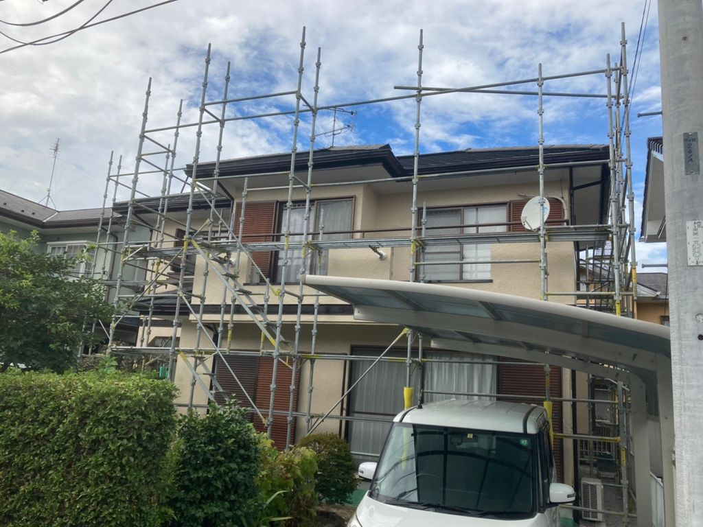 熊谷市妻沼東　外壁塗装工事　塗装工事完了です！