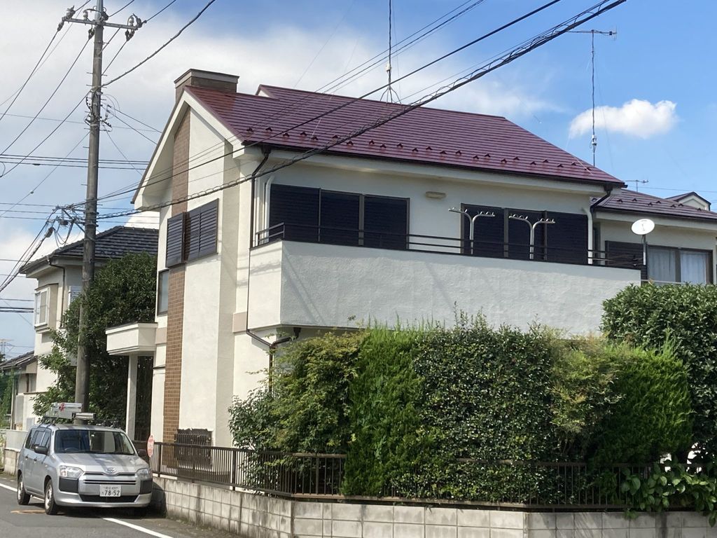 熊谷市江南中央　外壁屋根塗装　高耐久仕様　完成！