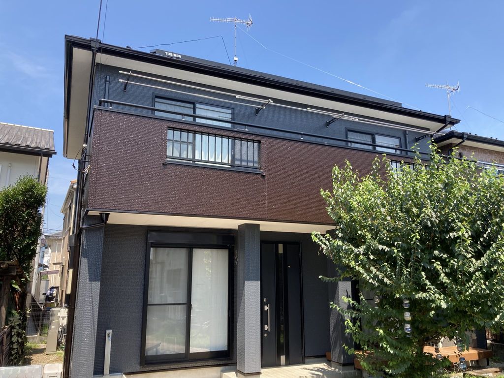 熊谷市内で外壁屋根塗装工事　完成です！