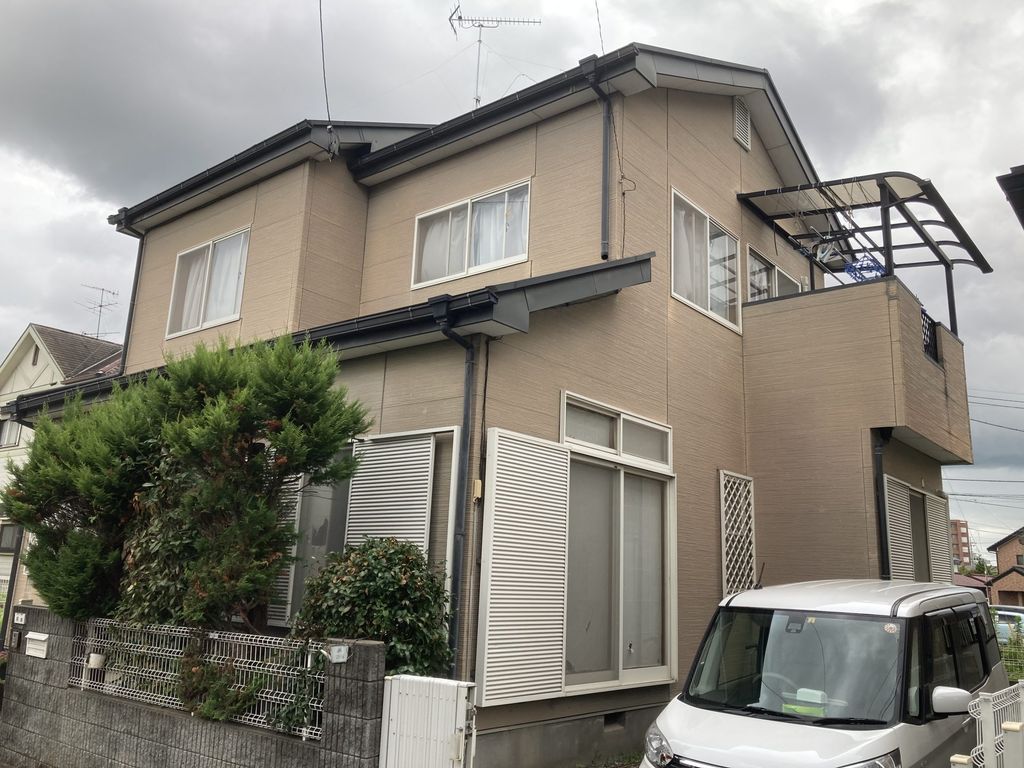 熊谷市久下　T様邸　外壁屋根塗装工事　もうすぐ完成です。