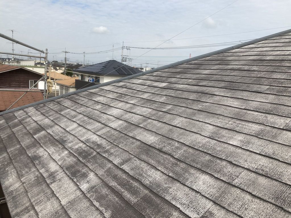 熊谷市別府　外壁屋根塗装工事　仕上げ色イメージの擦り合わせ！