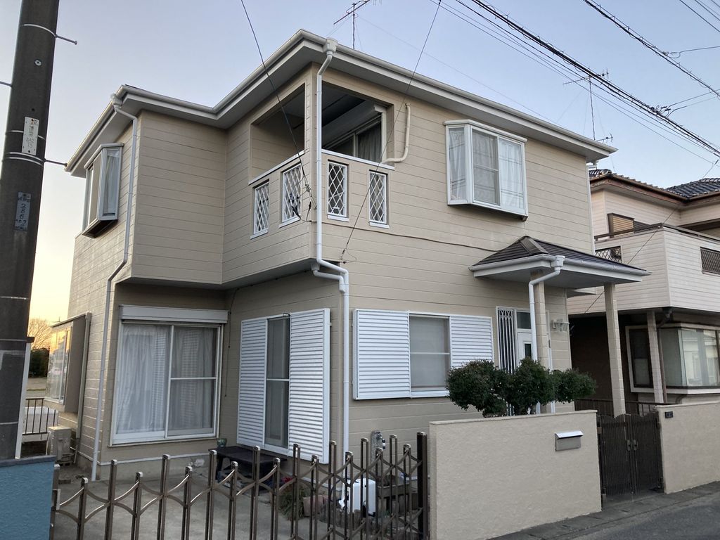 2021 12月　外壁屋根塗装完成現場