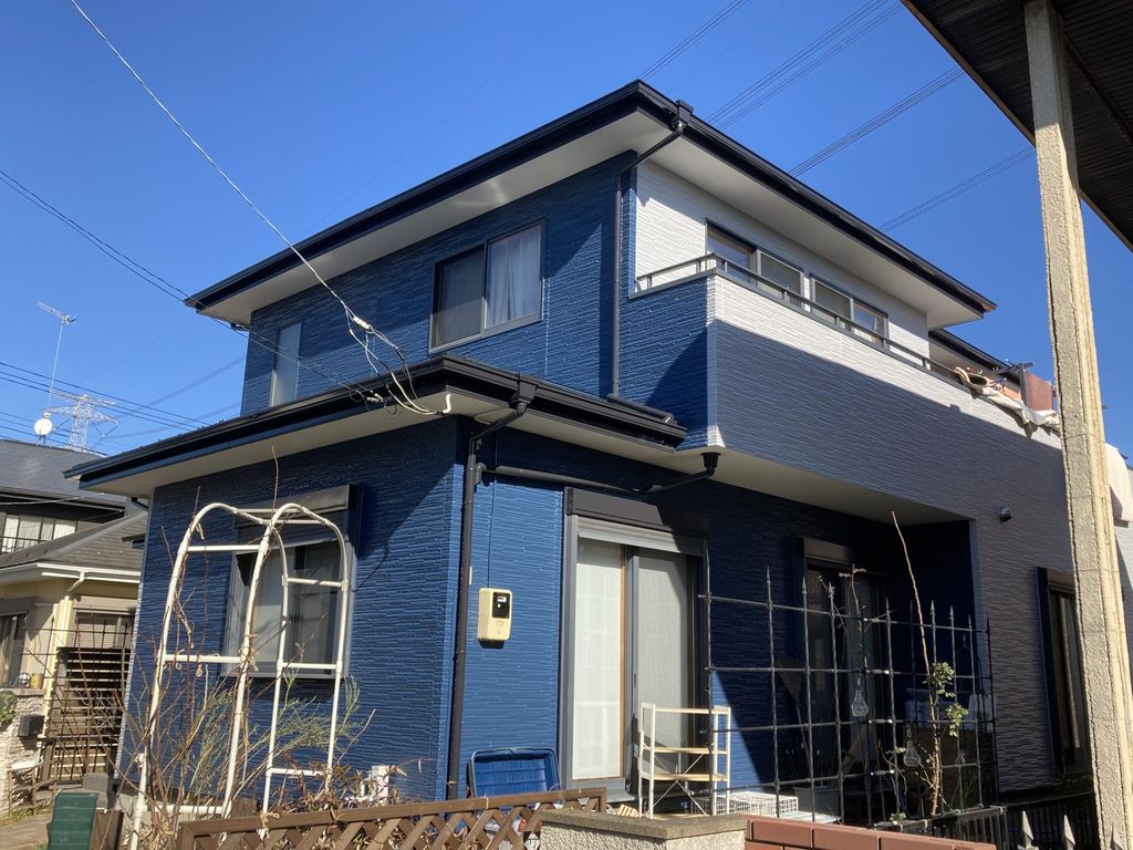 熊谷市新堀　外壁屋根塗装　完成