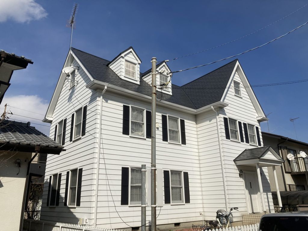 幸手市　屋根塗装工事　施工完了！