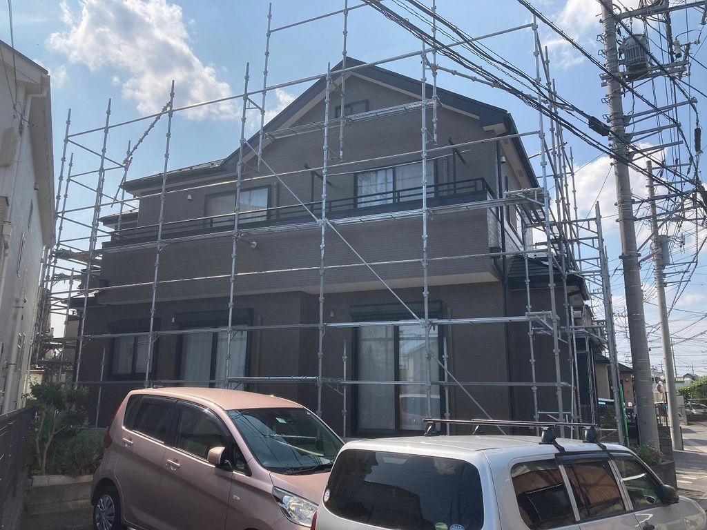 外壁屋根塗装施工後のご近所様からのご依頼　桶川市坂田