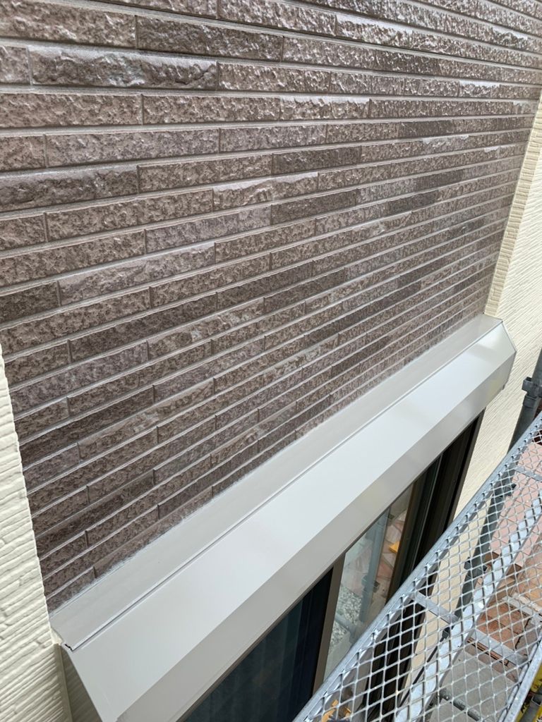 熊谷市石原　外壁塗装工事施工中