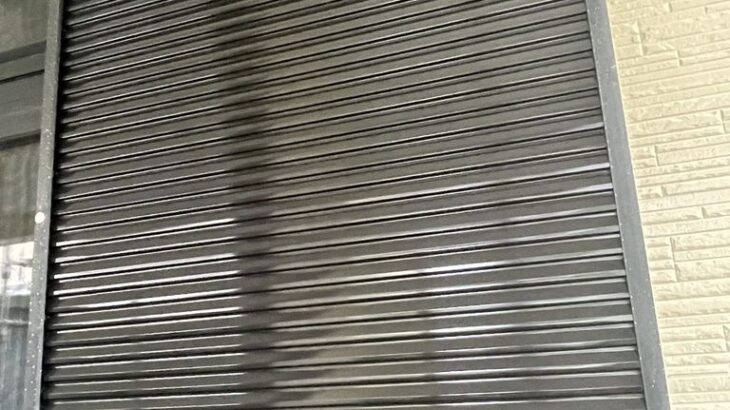 熊谷上中条外壁屋根塗装工事施工中