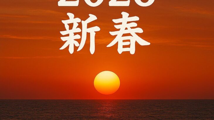2026　あけましておめでとうございます。