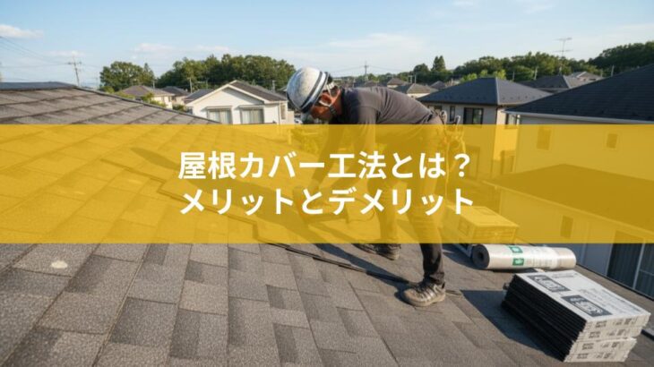 屋根カバー工法とは？メリットとデメリットを解説！